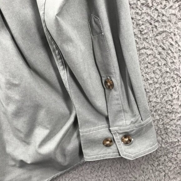 ALASKAN HARDGEAR Duluth Mens Size LARGE Gray Bush Pilot Long Sleeve Shirt - Picture 6 of 16